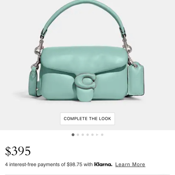 Pillow Tabby Shoulder Bag 18 pale pistachio